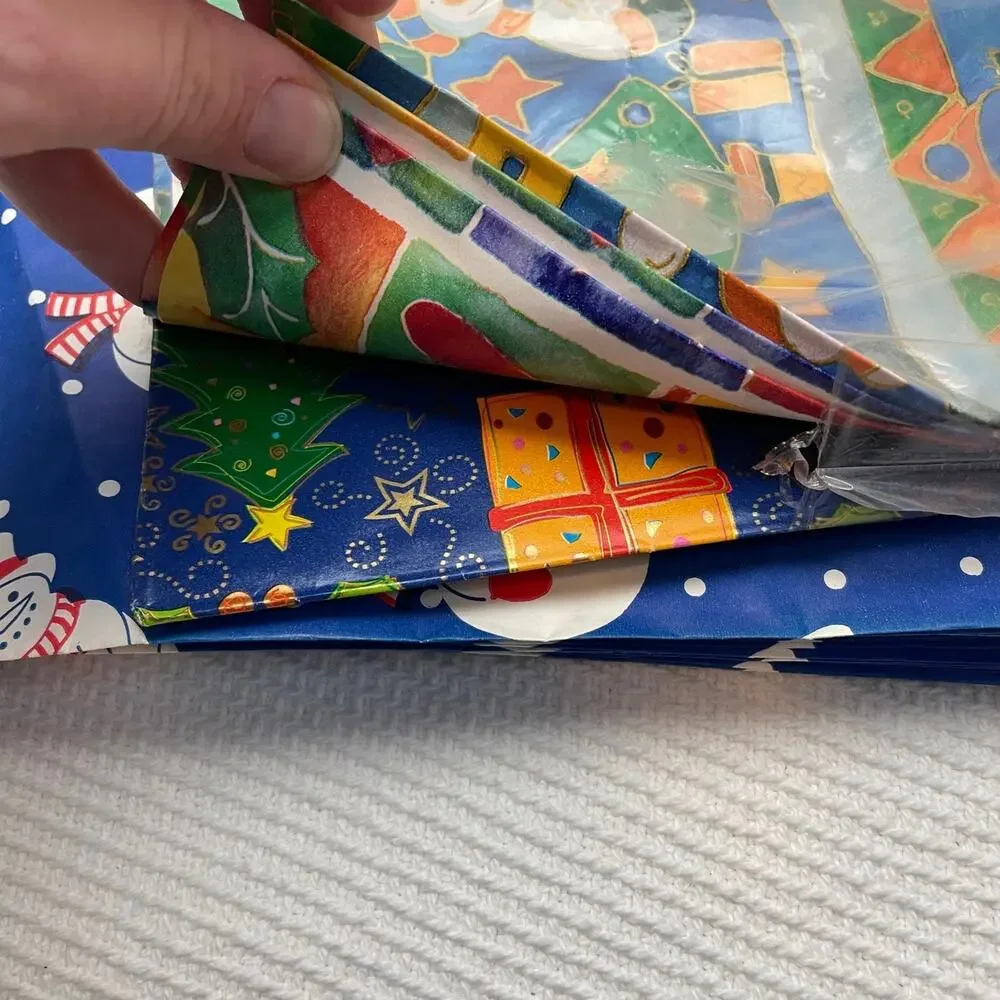 Vintage gift bags and vintage wrapping paper